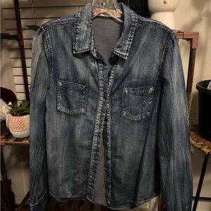 Denim Button Down Shirt